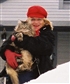 This me with my kitty BJay it was winter and we lived in Columbus at that time