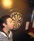 Meeeee being stupid hoping not to get hit by a dart D