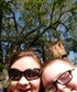 Me and my son at the zoo