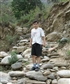 Me at near banks of river at Char Dham Pilgrimage