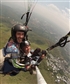 Parapente over hillside and town Cali Colombia Great Im the one below