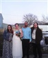 From right to left my 2nd oldest son my youngest son his wife and her best friend on the youngests wedding