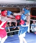 Boxing for charity I am in blue gear