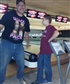 Me and my son bowling