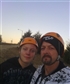 My son and I in ready to zipline