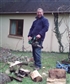 Chopping wood up