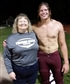 Me with my oldest son at one of his college football games last year
