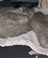 Original clay sculpture and start of the wasted mold