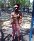 Me in Brooklyn park working out getting fit