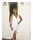 Me with a smart white dress