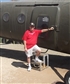 This is me next to a chinook helicopter Cool huh