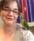 With my pet conure