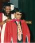 Receiving Honorary doctorate in South Africa