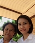 With my beloved mother My father passed away