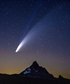 Comet over Mt Hood