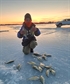 Ice fishing in Northern Iowa