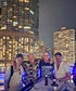Last weekend in Chicago with my 2 sons and 1 of my brothers Roof top bar at London House hotel