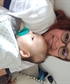 Getting some baby snuggles from a friend Aug 2023