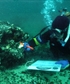 Me at work I am a qualified Marine Archaeologist and love diving