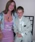 daughter and granson on his communion