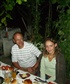 me and a friend in a nice summergarden in bulgaria