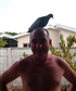 The truth is out how us men actually loose our hair Wild crazy dove who thinks my dome is the perfect perch lol