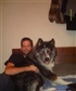 Me and my malamute cross pup